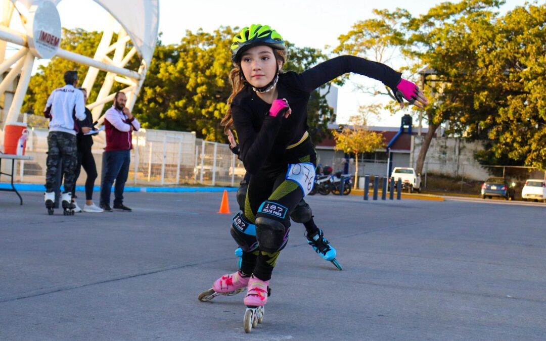 Patinadores mazatlecos continuán su preparación rumbo al estatal de Juegos Conade