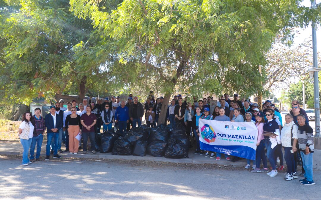 Jumapam realiza jornada de limpieza en Urías