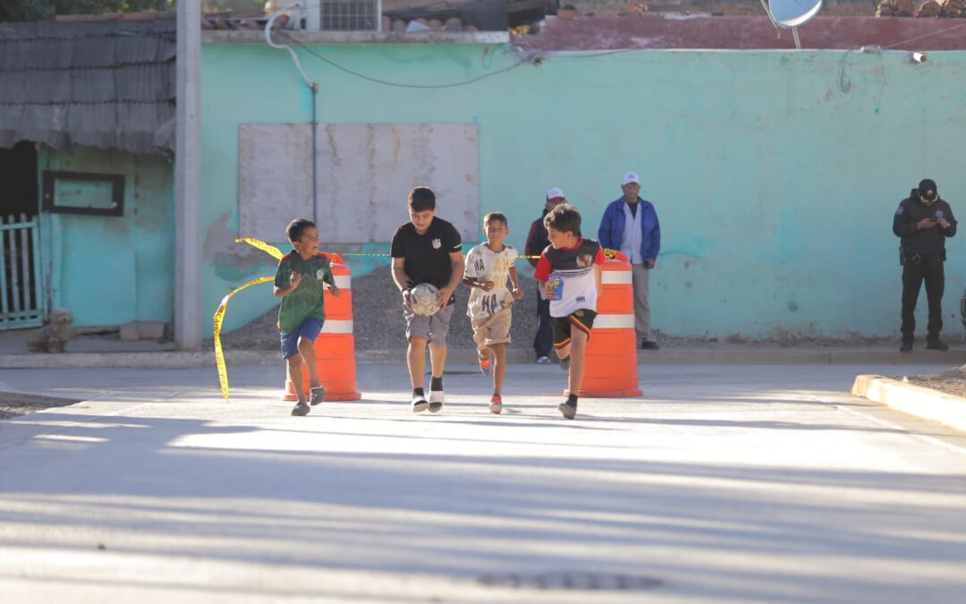 ¡Mazatlán en Marcha! Inaugura Municipio pavimentación en la Francisco I. Madero