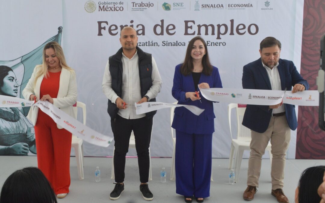 Más de 500 vacantes se ofertan en la Feria del Empleo en Mazatlán